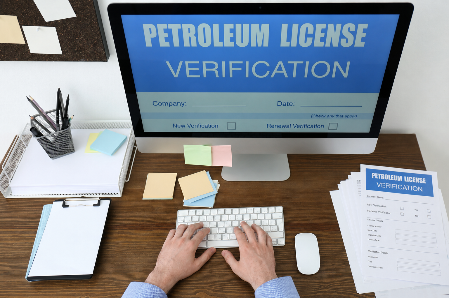 License Check Petroleum supplier verification and compliance review